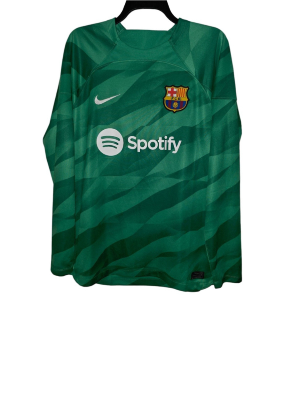 Nike FC Barcelona 23/24 Stadium Goalkeeper Jersey Men’s Size L DX2635-325 NWOT